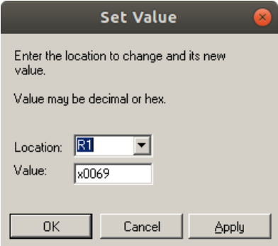 LC-3 Debugging Register Controls - et