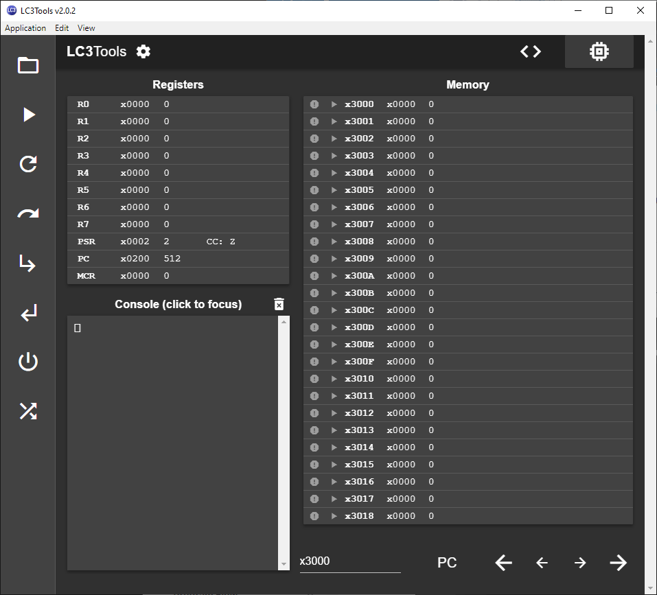 LC3Tools Simulator